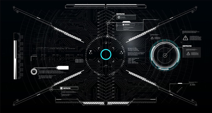 Callouts titles and frame in Sci- Fi style. Bar labels, info call box bars. Futuristic info boxes layout templates. Abstract digital technology UI, UX Futuristic HUD, FUI.