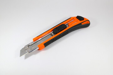 Orange cutter on a white background