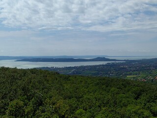 view of a lake and mountains