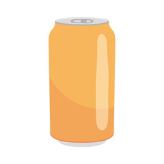 orange can icon, colorful design