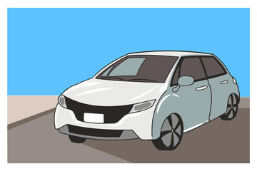 道路　快晴　普通車