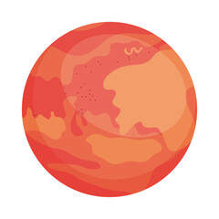 venus planet icon, colorful design © Jeronimo Ramos