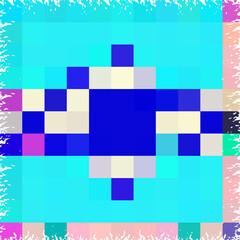 Blue pink pop abstract background with squares