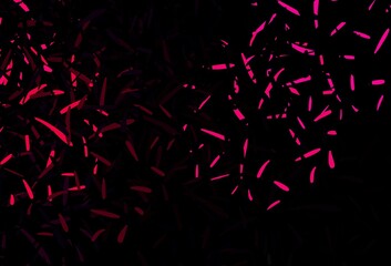 Dark Pink vector texture with colored lines.