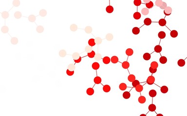 Light Green, Red vector backdrop with artificial intelligence data.