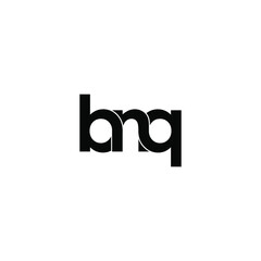 bnq letter original monogram logo design