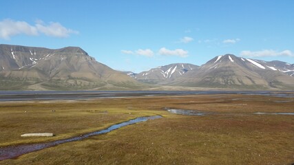 Berge auf Spitsbergen