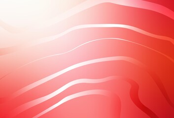 Light Red vector background with wry lines.