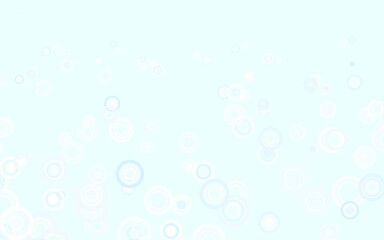 Light BLUE vector texture with disks.