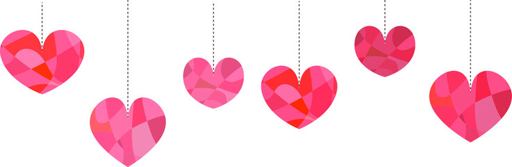 ハート背景素材