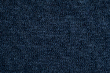 Black wool knitted canvas, hand knit, plain knitting, horizontal photo