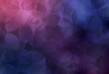 Obraz premium Dark Purple vector polygon abstract background.