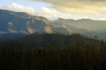 Great Smoky Mountain National Park at Sunset