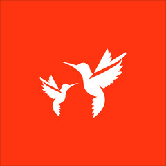 logo bird icon social animal wing economy 