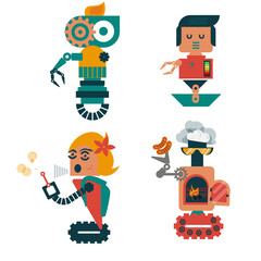 Fun Robot SVG collection 