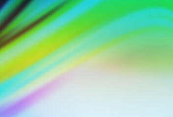 Light Blue, Green vector blurred shine abstract template. Shining colored illustration in smart style. Background for a cell phone.
