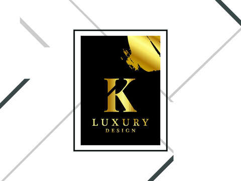 Luxury K, K Letter Logo, k logo letter design for your business