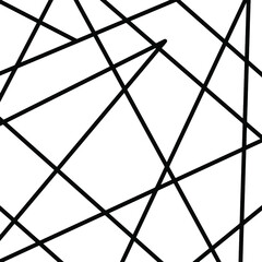 Illustration with abstract image of lines and corners