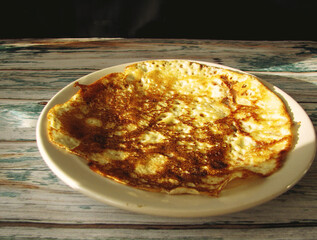 Thin pancakes