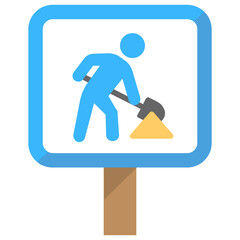 Construction Road Symbol 