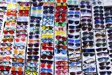 SELLING OF SUNGLASSES IN CHENNAI,INDIA
THEY ARE COLOURFULL.