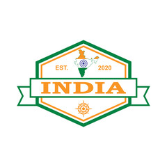 India Map Vector , Asia Logo