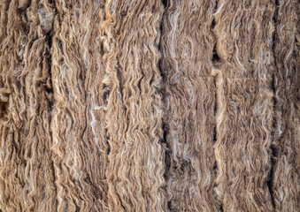 Gray mineral wool as background