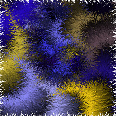 Yellow blue purple sparkling blue and yellow background