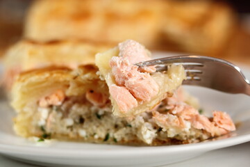 Salmon Puff Pastry Pie