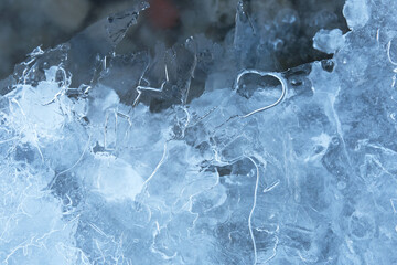 blue ice texture background