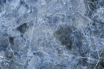 blue ice texture background