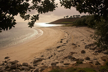 Moody light, Pelistry Bay, St Mary's, Scilly Isles, Cornwall, England, UK.