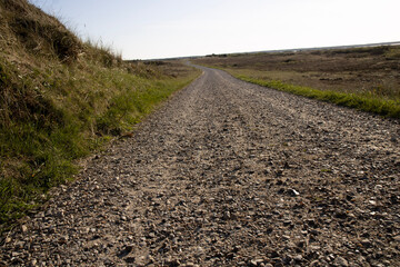 dirt road in the countryside