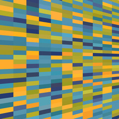 Abstract African Style Colorful Checkerboard Seamless Background