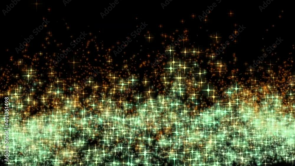 Poster starry bright glowing lights on an isolated black background flying at fast speed through hyperspace