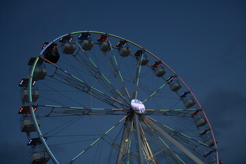 ferris wheel at night