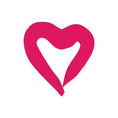 Doodle grunge style icon. Decorative element. Outline, cartoon line icon