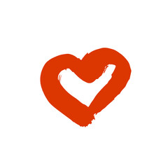 Doodle grunge style icon. Decorative element. Outline, cartoon line icon