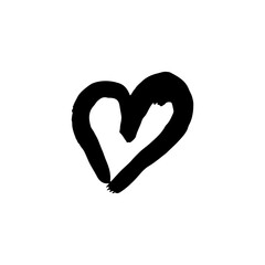 Doodle grunge style icon. Decorative element. Outline, cartoon line icon