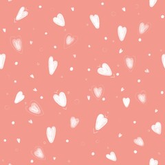 
valentine's day pattern with hearts