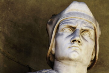 Naklejka na ściany i meble Florence's Outdoor Art: Statues of the Piazza della Signoria