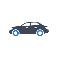 Fototapeta premium Sedan car icon
