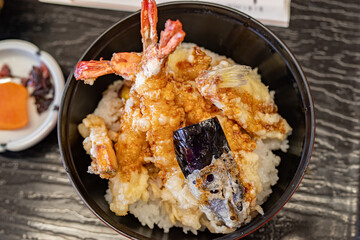 美味しそうな天丼