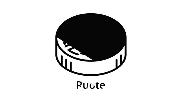 Ruote pasta icon animation best on white background for any design