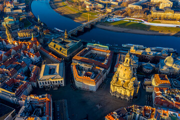 Dresden aus der Luft | Luftbilder von Dresden in Sachsen | Sehenswürdigkeiten von Dresden