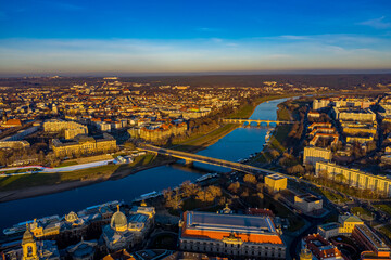 Dresden aus der Luft | Luftbilder von Dresden in Sachsen | Sehenswürdigkeiten von Dresden