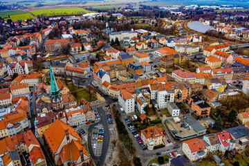 Fototapeta na wymiar Löbau Luftbilder | Hochauflösende Luftbilder von Löbau | Drohnenaufnahmen von Löbau in Sachsen