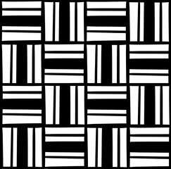 Black and white rhythmic seamless pattern ornament textile
