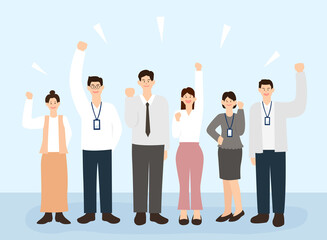 Collection of Business Person Illustrations 