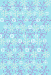 seamless pattern with snowflakes, Merry Christmas and happy new year greeting card abstract background with snowflakes decorative pattern, graphic design illustration